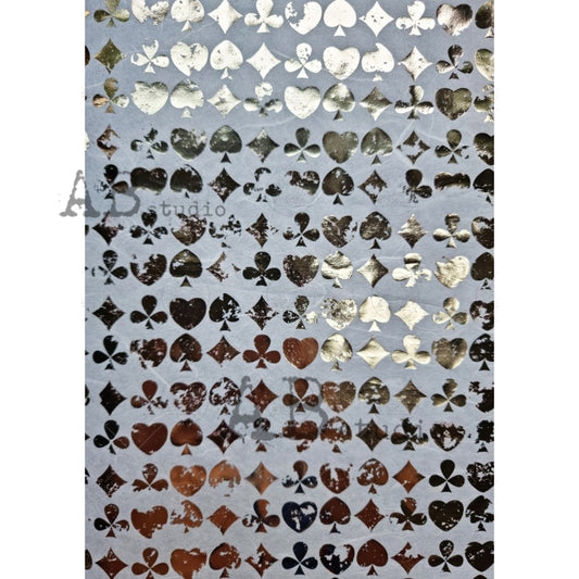 1058 (GILDED)- AB STUDIOS A4 RICE PAPER