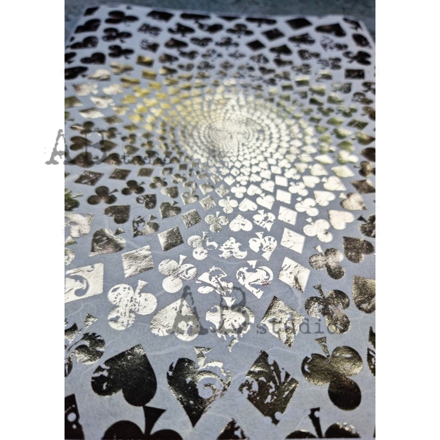1059 (GILDED)- AB STUDIOS A4 RICE PAPER