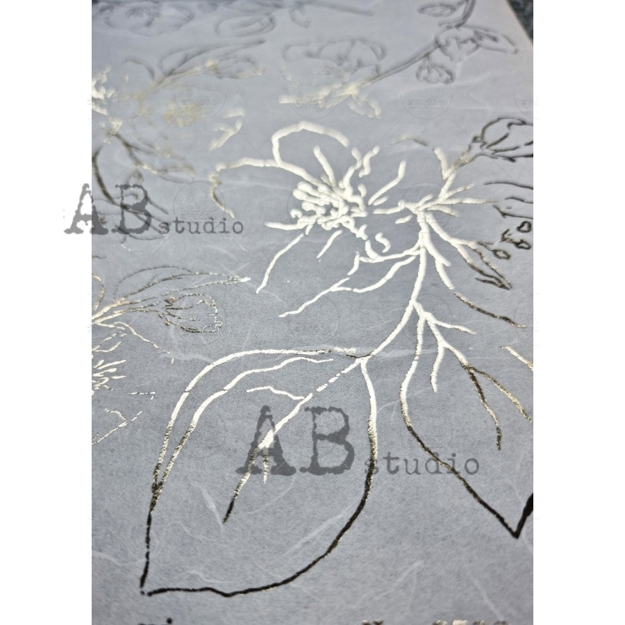 1062 (GILDED)- AB STUDIOS A4 RICE PAPER