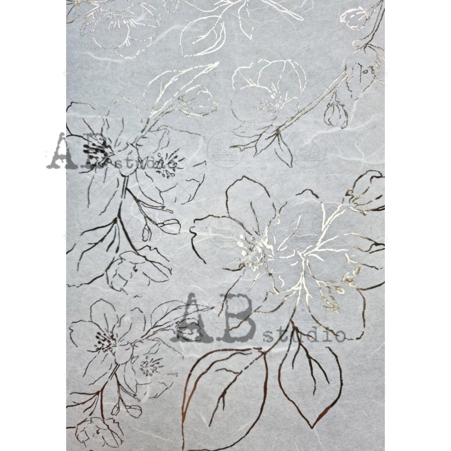 1062 (GILDED)- AB STUDIOS A4 RICE PAPER