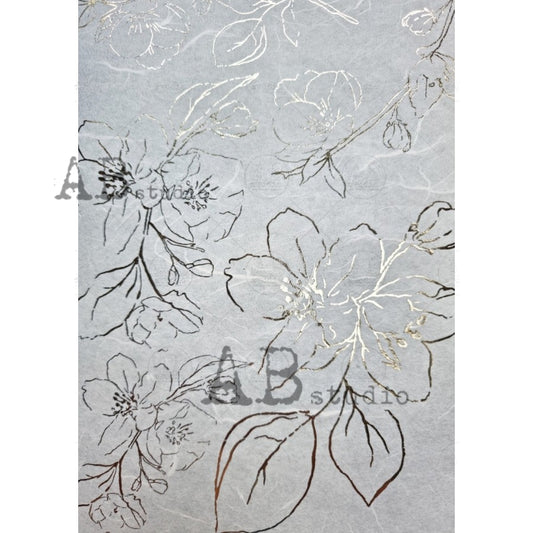 1062 (GILDED)- AB STUDIOS A4 RICE PAPER