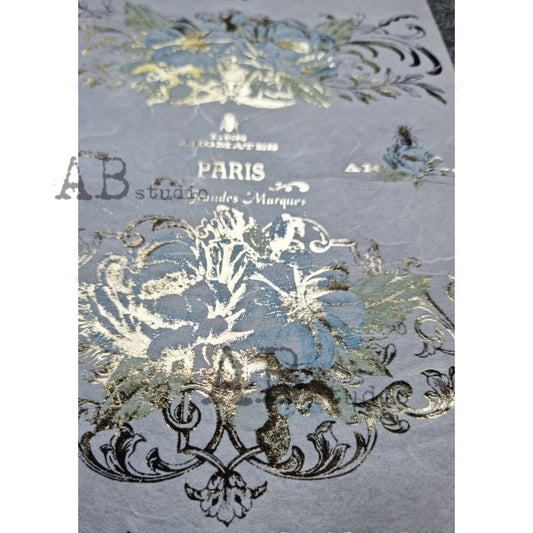 1065 (GILDED)- AB STUDIOS A4 RICE PAPER