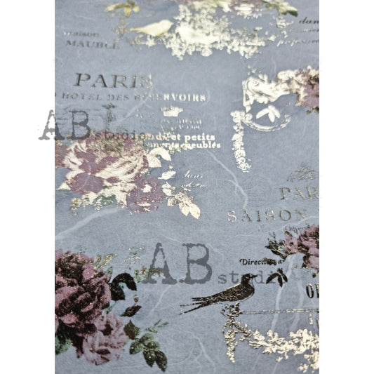 1066 (GILDED)- AB STUDIOS A4 RICE PAPER