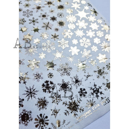 1095 (GILDED)- AB STUDIOS A4 RICE PAPER