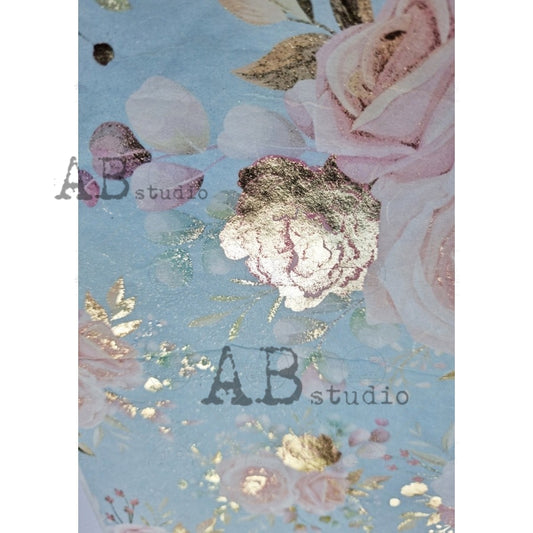 1096 (GILDED)- AB STUDIOS A4 RICE PAPER