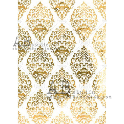 0195 (GILDED)- AB STUDIOS A4 RICE PAPER