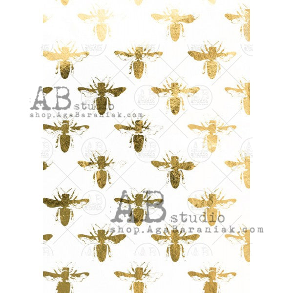 0203 (GILDED)- AB STUDIOS A4 RICE PAPER