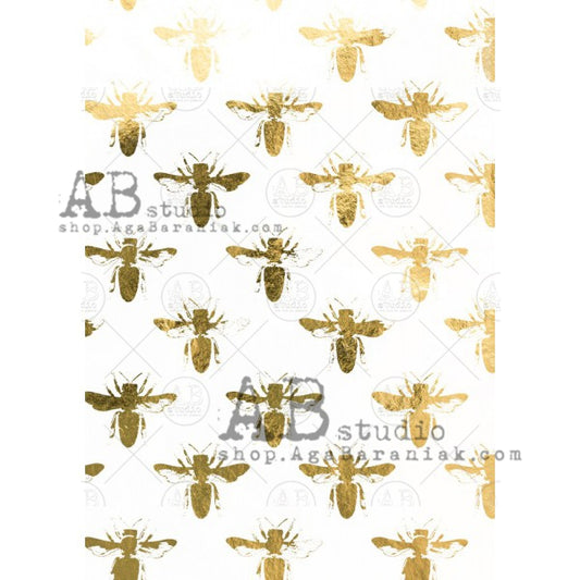 0203 (GILDED)- AB STUDIOS A4 RICE PAPER