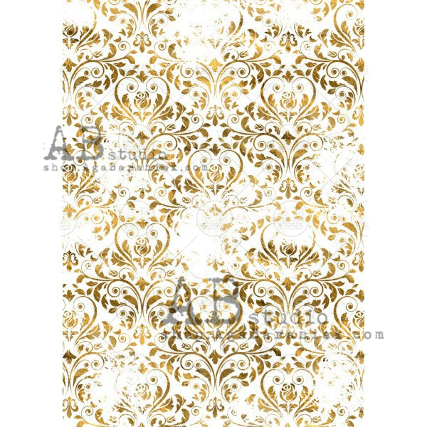 0207 (GILDED)- AB STUDIOS A4 RICE PAPER