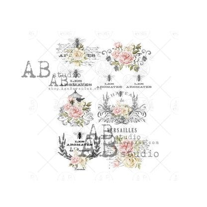1067 (GILDED)- AB STUDIOS A4 RICE PAPER
