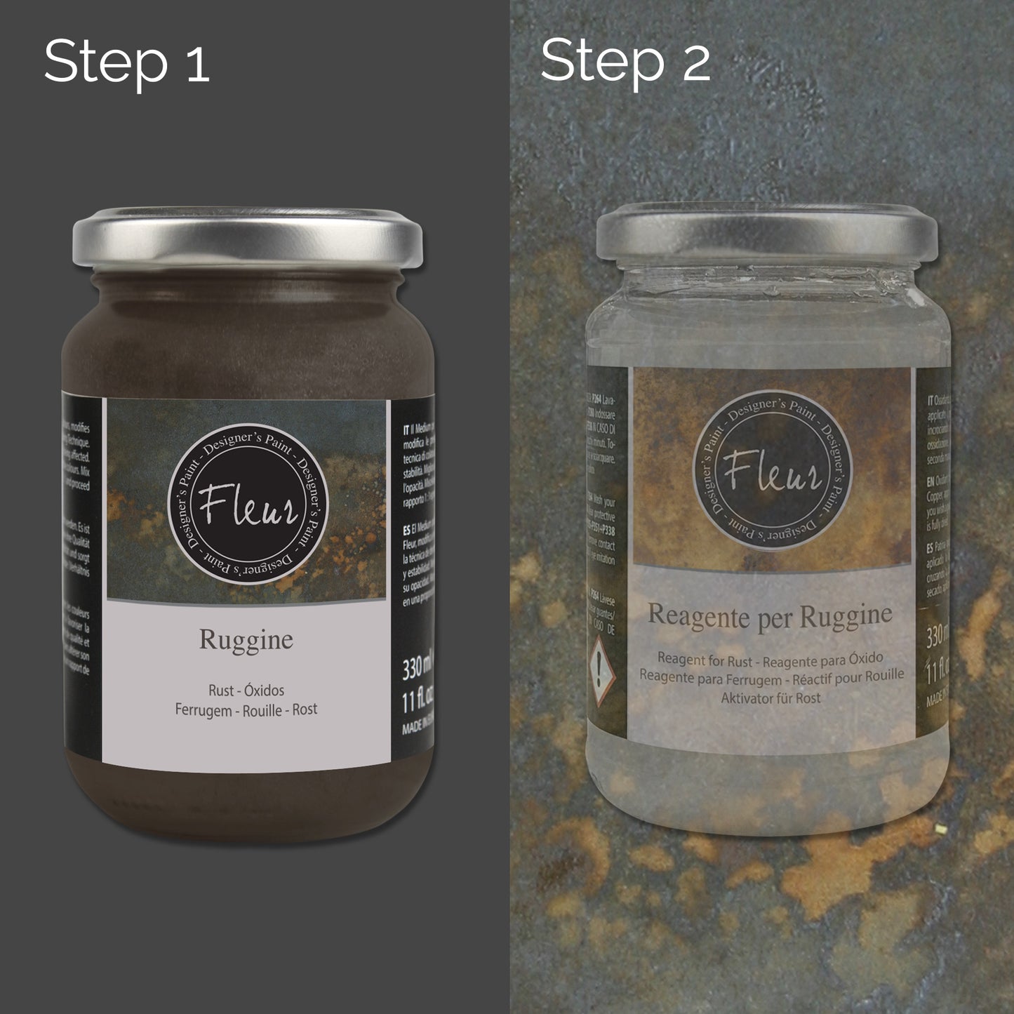 RUST- REACTIVE PAINT
