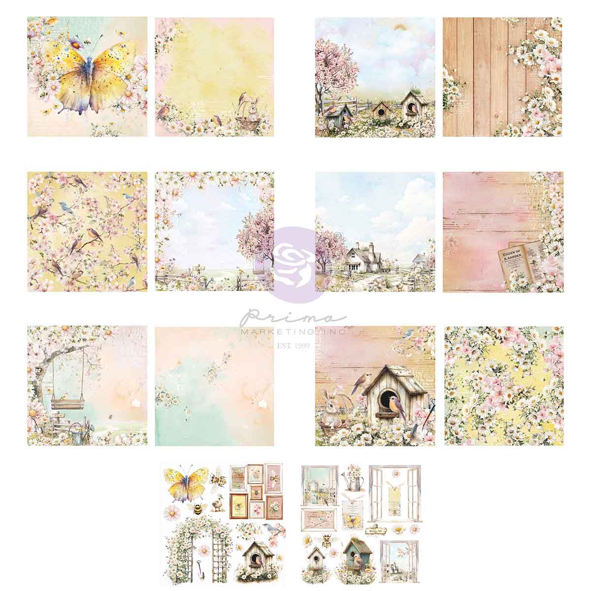 Among the Wildflowers Collection 12x12 Paper Pad