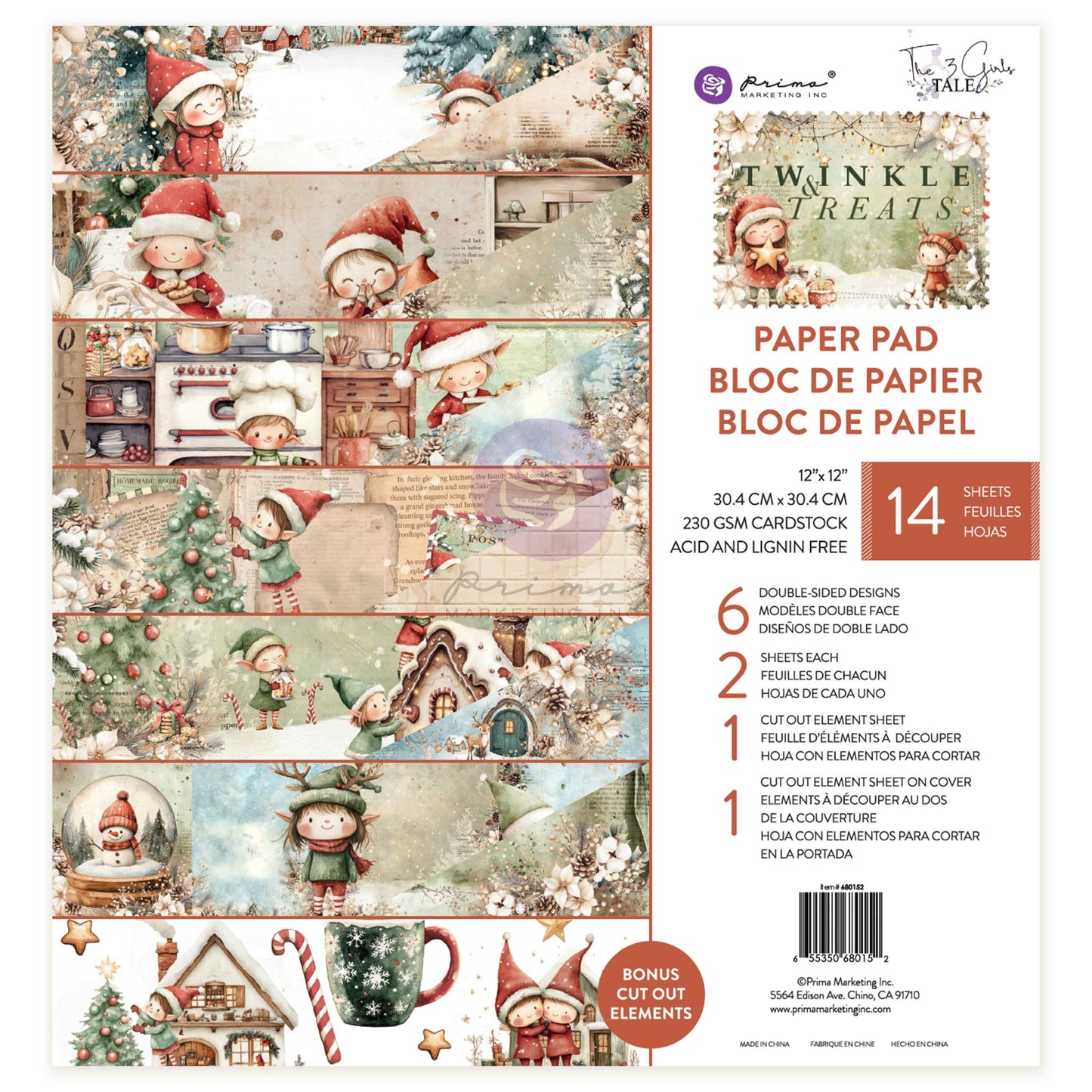 T&T- 12x12 PAPER PAD