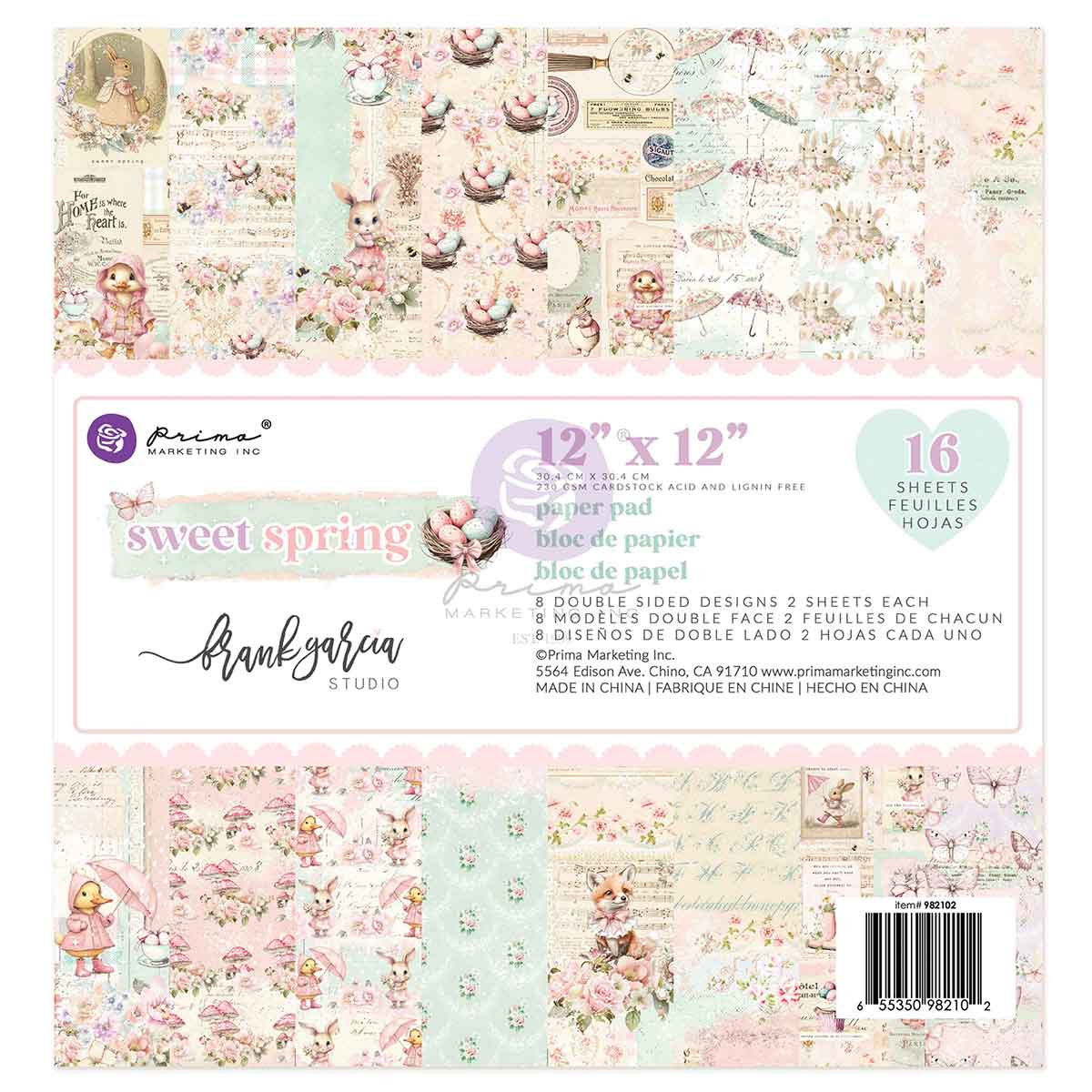 Sweet Spring Collection 12x12 Paper Pad