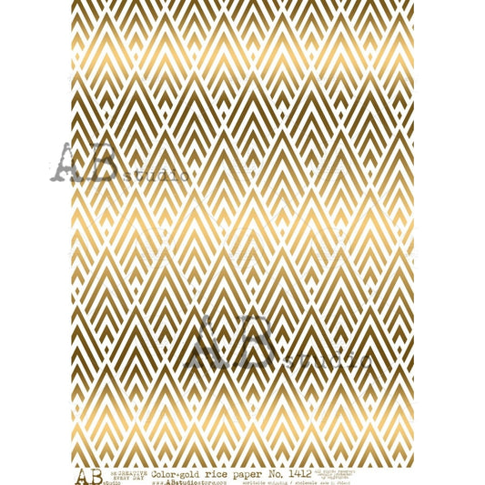 1412 (GILDED)- AB STUDIOS A4 RICE PAPER