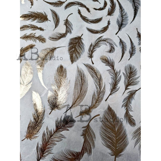 1424 (GILDED)- AB STUDIOS A4 RICE PAPER