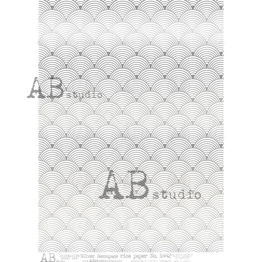 1442 (GILDED)- AB STUDIOS A4 RICE PAPER