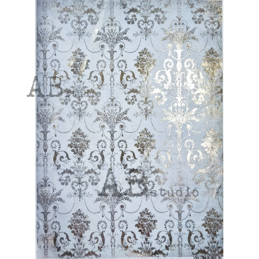 1536 (GILDED)- AB STUDIOS A4 RICE PAPER