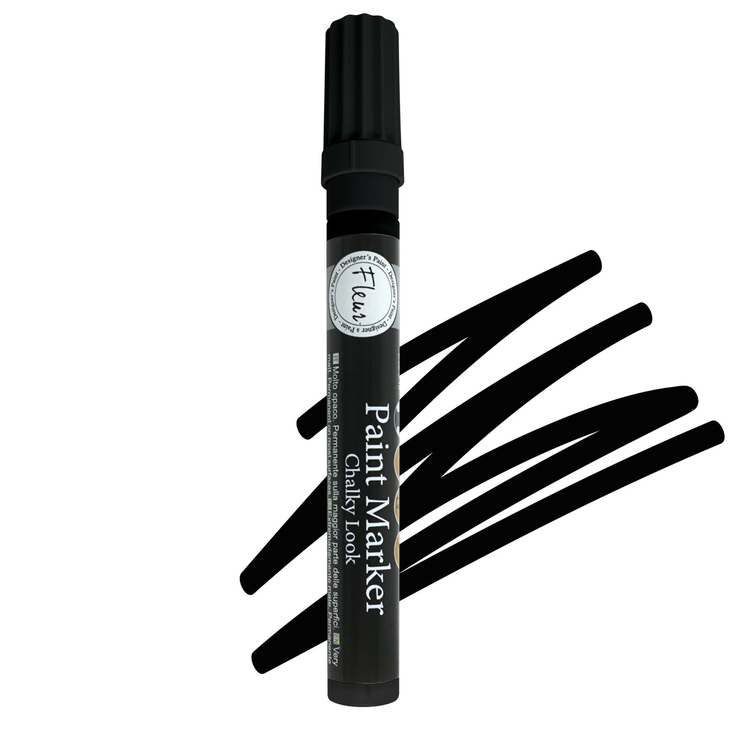 F77 CHALKY LOOK MARKER- BLACK