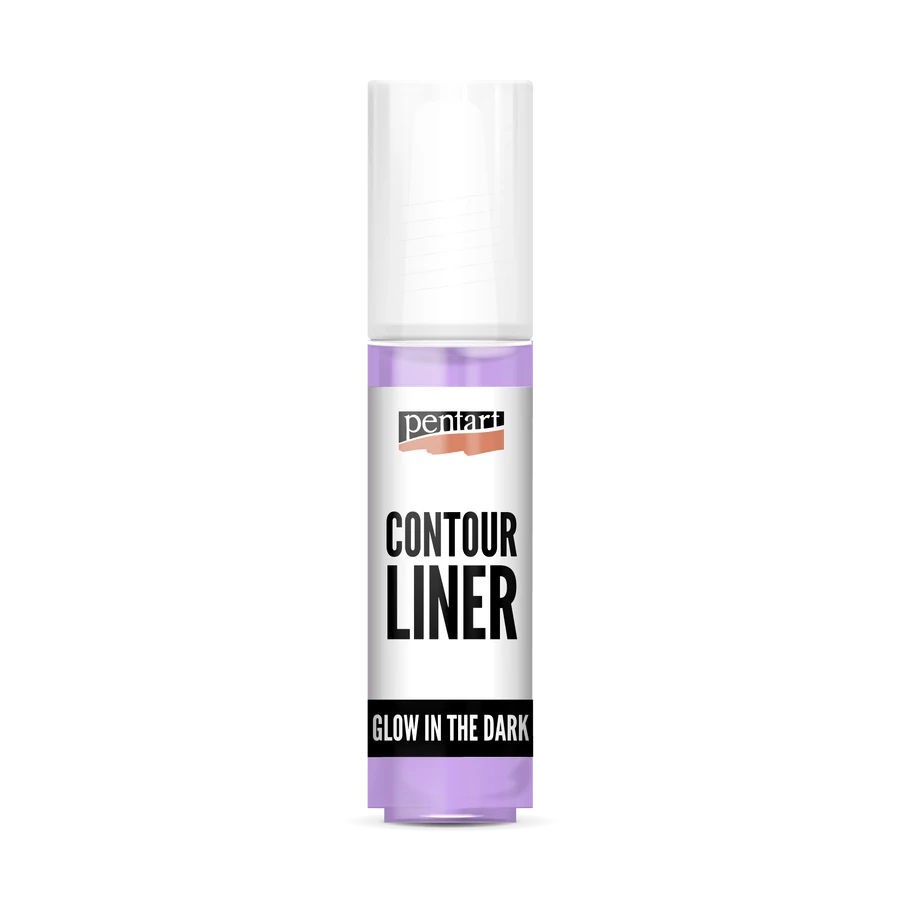 PURPLE- GLOW IN THE DARK CONTOUR LINER