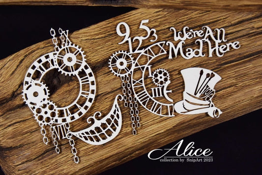 25315- ALICE- COGS, CLOCK, CHAINS