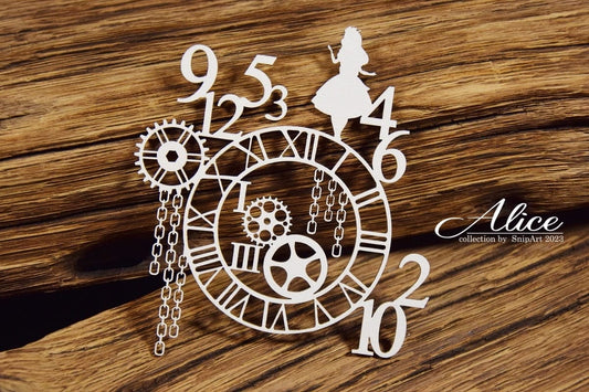 25317- ALICE ON THE CLOCK