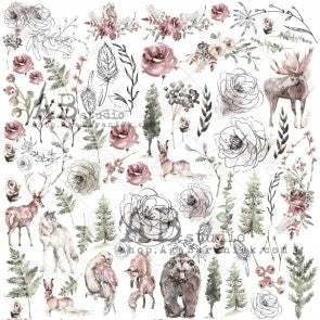 21- AB STUDIO DIE CUTS (55PCS)