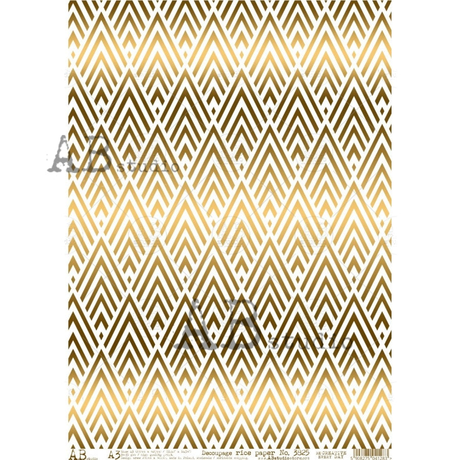 3825 (GILDED)- AB STUDIO A3 RICE PAPER
