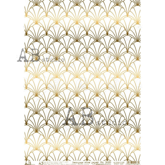 3835 (GILDED)- AB STUDIO A3 RICE PAPER