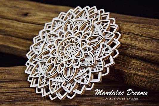 41435- MANDALAS DREAMS- MULTILAYER ROSETTE 1