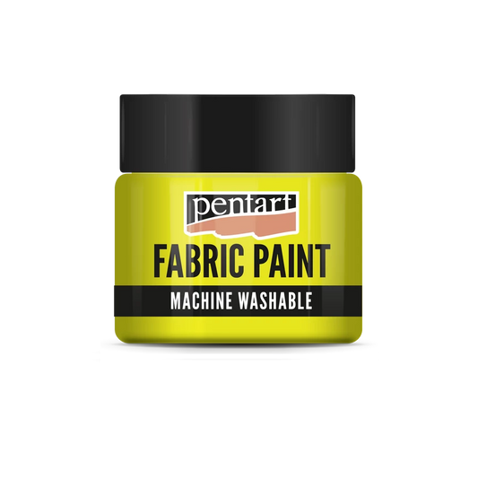 YELLOW- NEON FABRIC PAINT, 30ML