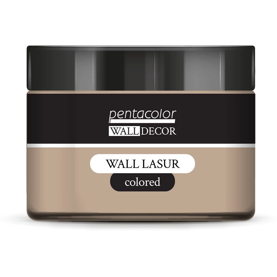 BEIGE- COLOURED WALL LASUR