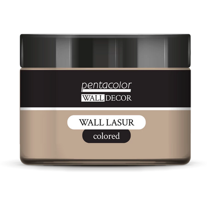 BEIGE- COLOURED WALL LASUR