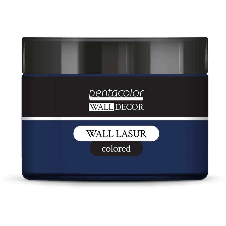 STEEL BLUE- COLOURED WALL LASUR