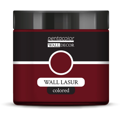 BORDEAUX- COLOURED WALL LASUR