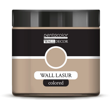 BEIGE- COLOURED WALL LASUR