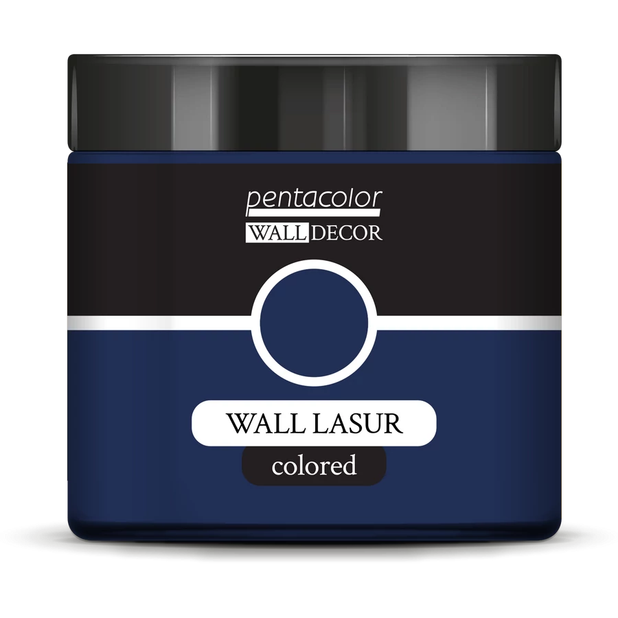 STEEL BLUE- COLOURED WALL LASUR