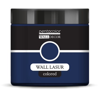 STEEL BLUE- COLOURED WALL LASUR