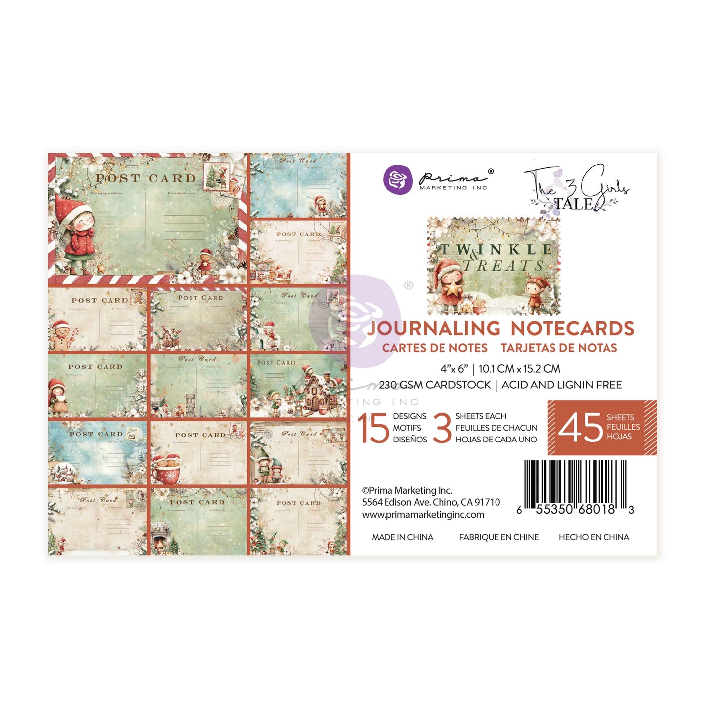 T&T- 4x6 JOURNALLING CARDS