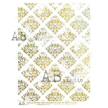 5818 (GILDED)- AB STUDIOS A4 RICE PAPER