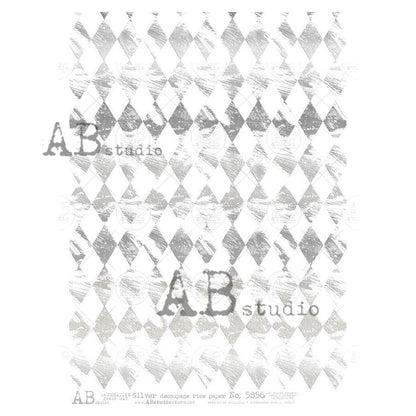 5856 (GILDED)- AB STUDIOS A4 RICE PAPER