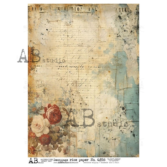 6358- AB STUDIOS RICE PAPER