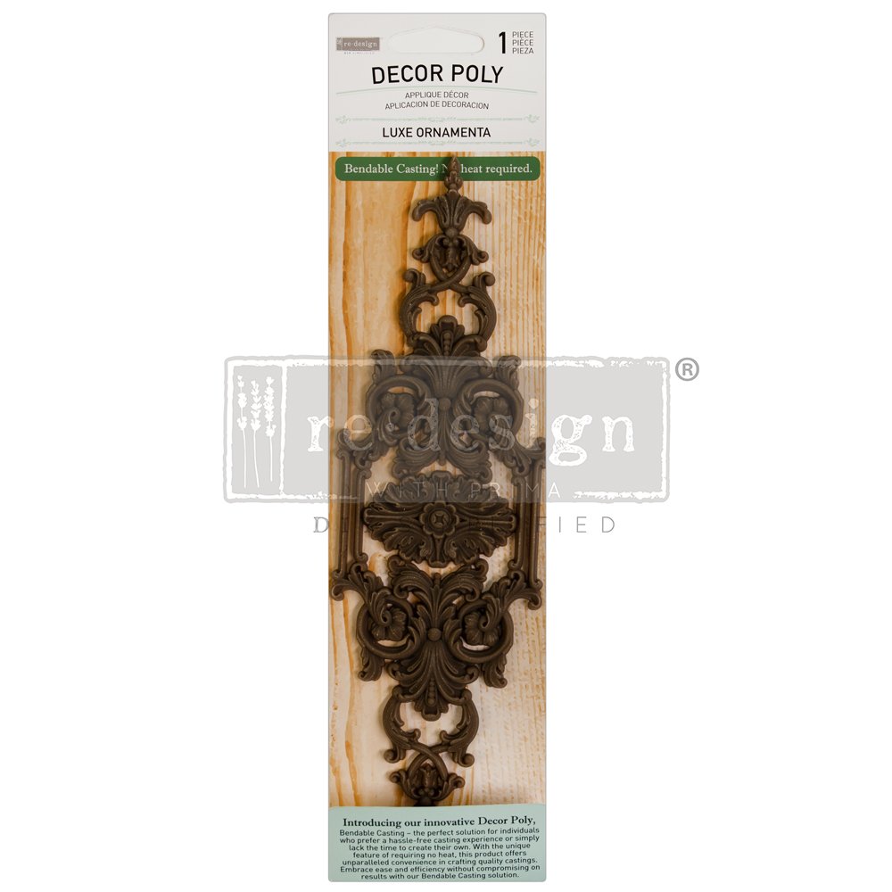 LUXE ORNAMENTA – 10″X2.8″X*0.26″ / 25.4CMX7.1CMX0.66CM