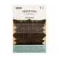 DECO ACCENT – 4″X4″X0.275″ / 10.2CMX10.2CMX0.69CM