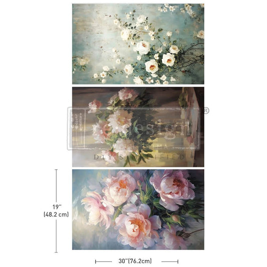 BOUNTIFUL BEAUTY DECOUPAGE PAPER (3PK)