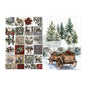 A4 Decoupage Fiber Pack - Farmhouse Frost