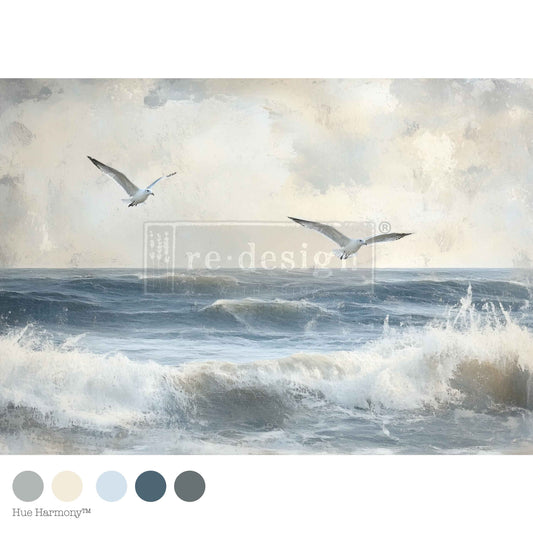 Decoupage Decor Tissue Paper - Echoes On The Water