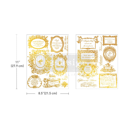 H2O Transfers Gold - Fleur De Minuit