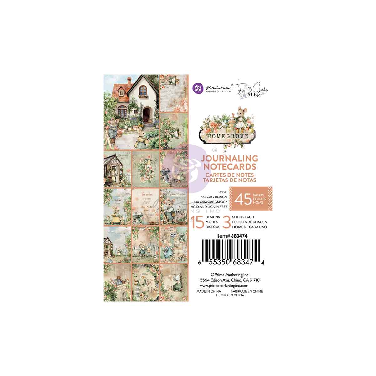 HG- 3X4 JOURNALING CARDS