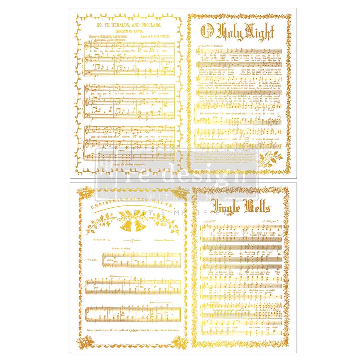 YULETIDE SYMPHONY- Middy foil transfer- Kaćha